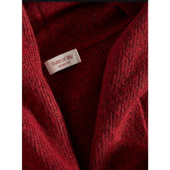 Brand New State of Day Women's Size XL/XXL Maraschino Red Robe $79.50 - Picture 4 of 7